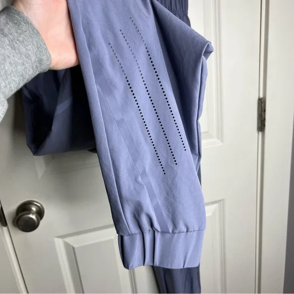 Gymshark Pro Perform Elite Reflective Track Pant Bottoms Steel Blue Size Medium - Picture 5 of 8